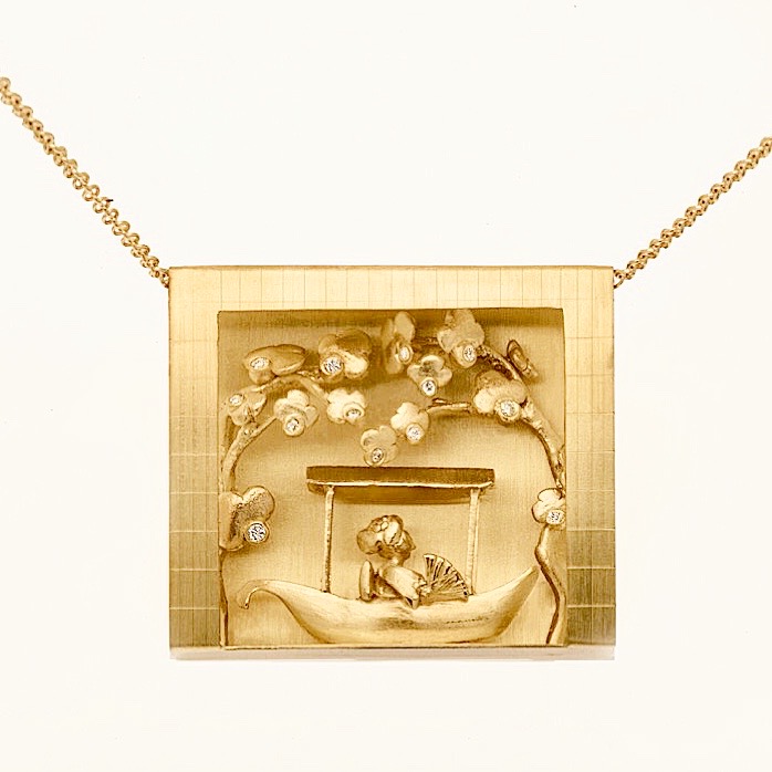 Madame Butterfly 18 kt. Gold