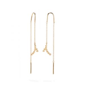 Branch hangers in 18k gold “8”