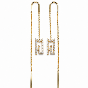MHL Logo Earrings Chain